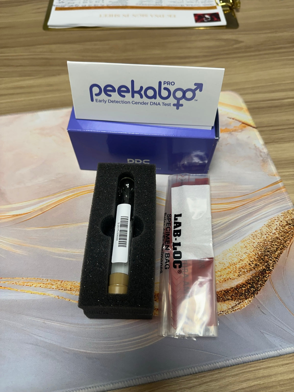 Early detection gender DNA testing kit available through EK-DNA LLC